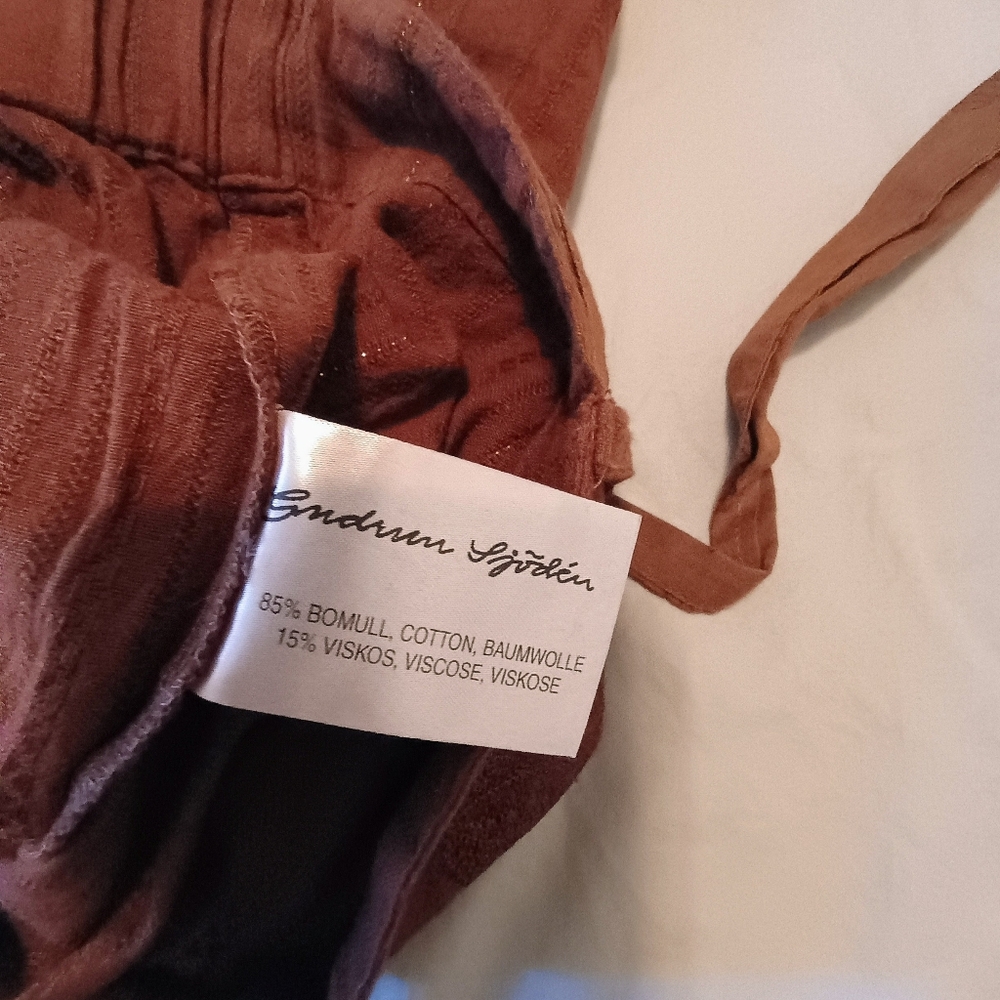 Gudrun Sjoden Vintage Brown Pants Medium - Picture 7 of 11